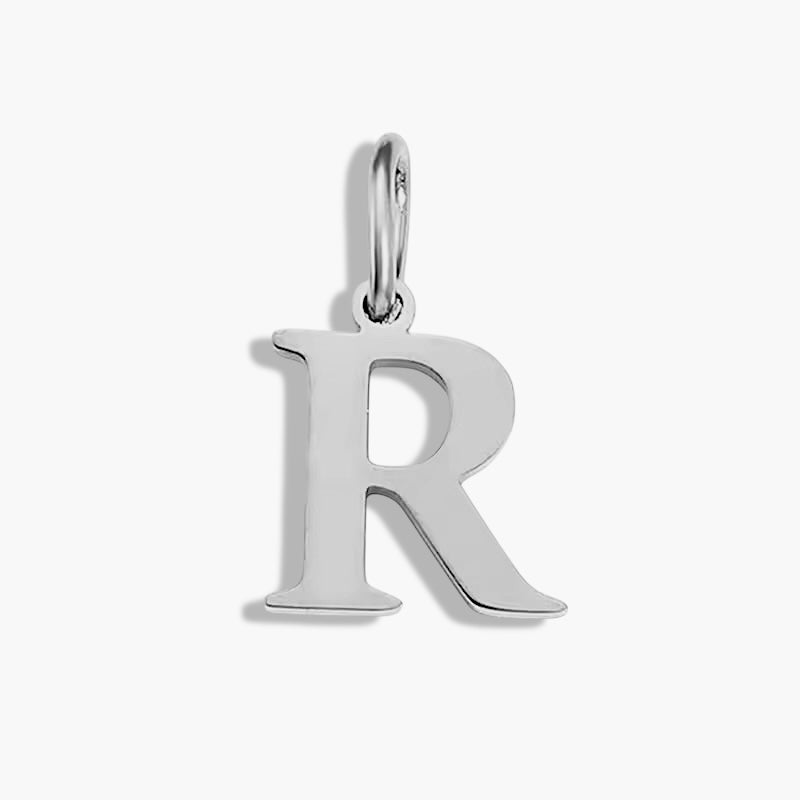 Silver Initial Charm