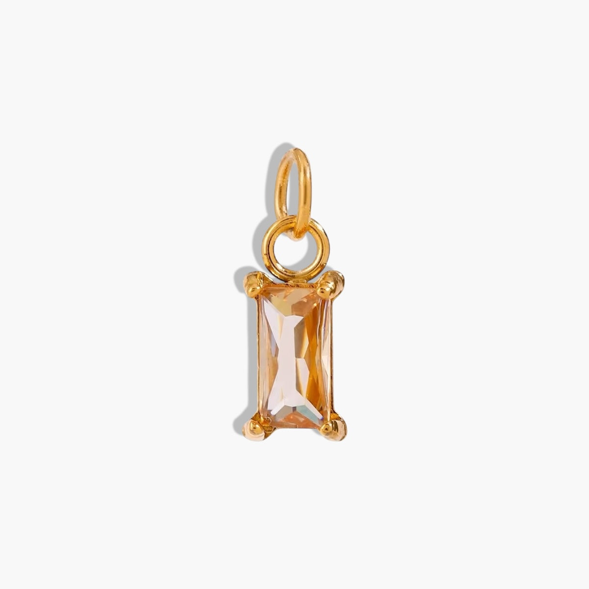 Gold Petite Birthstone Charm