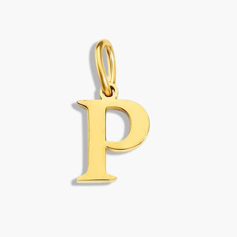 Gold Initial Charm