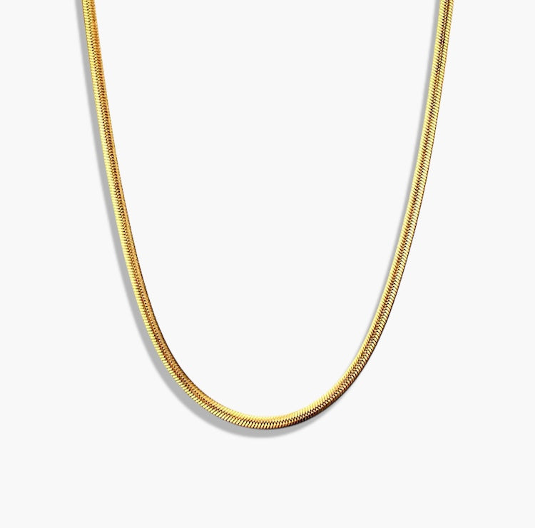 Gold Snake Necklace
