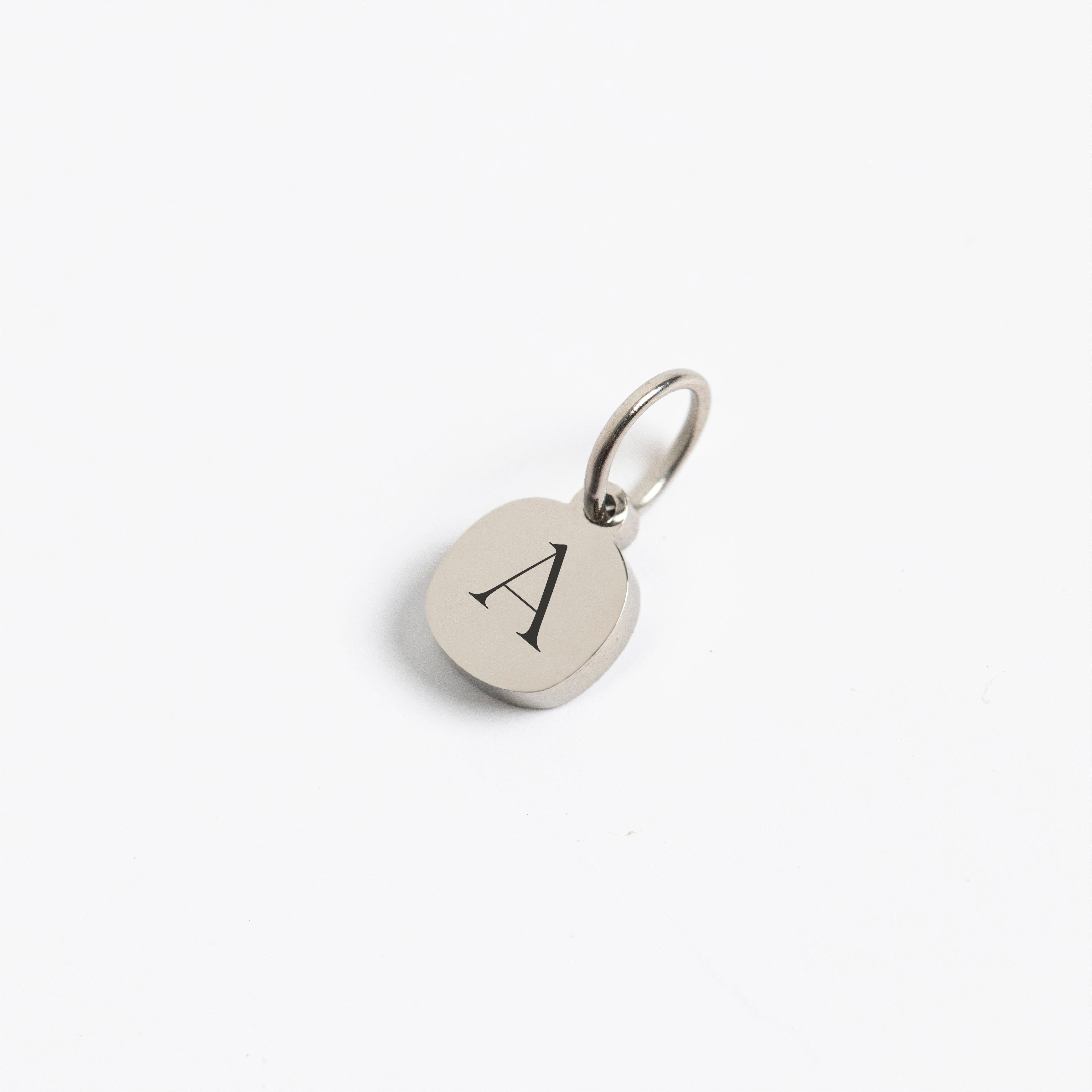 Silver Petite Initial Charm