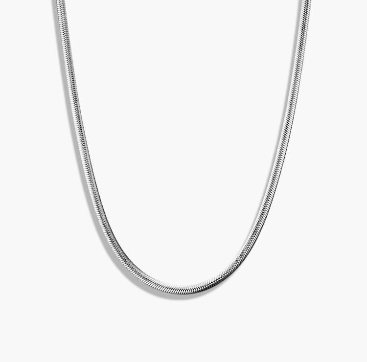 Silver Snake Necklace