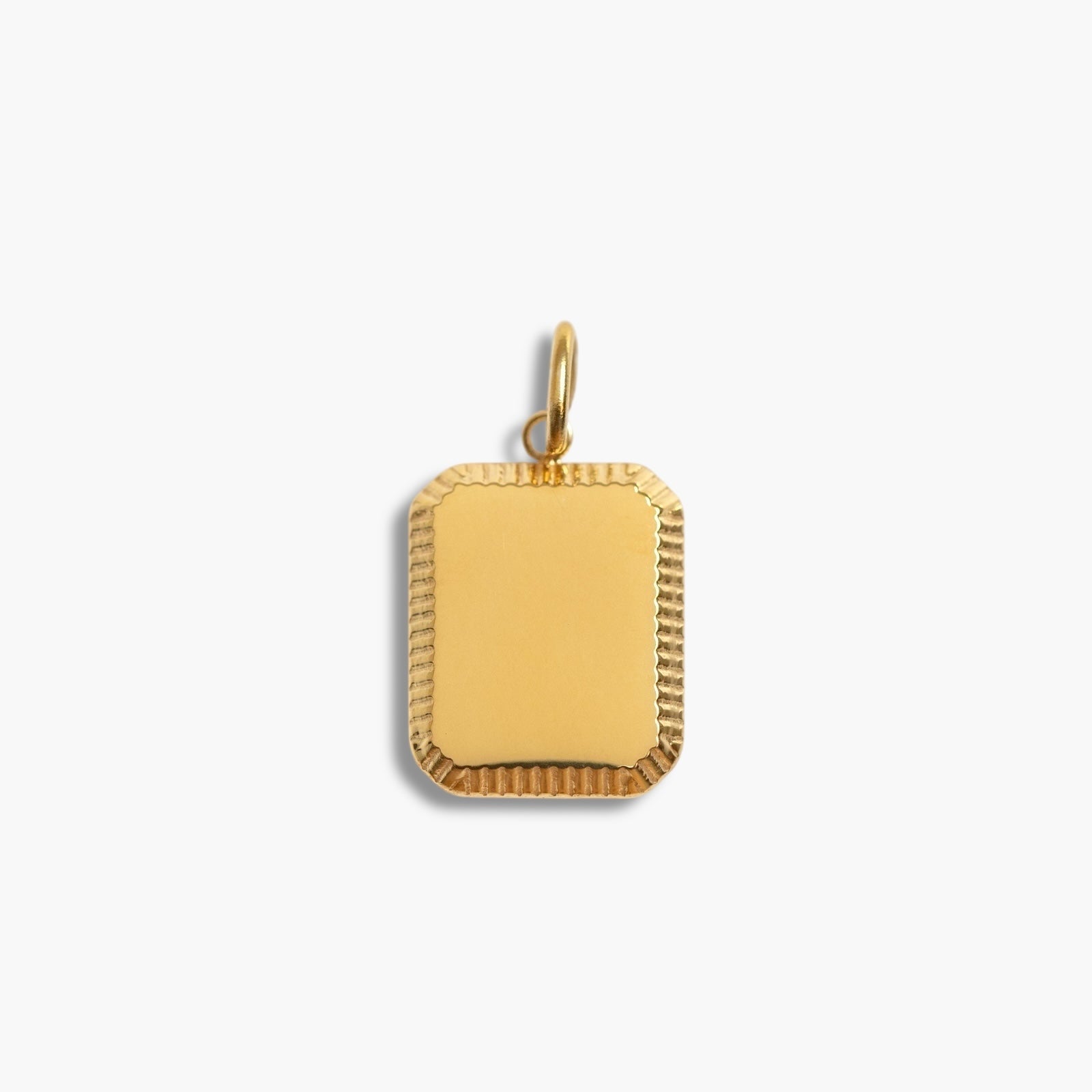 Gold Detailed Edge Pendant