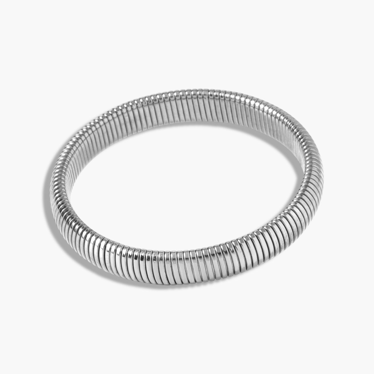 Silver Rib Bracelet