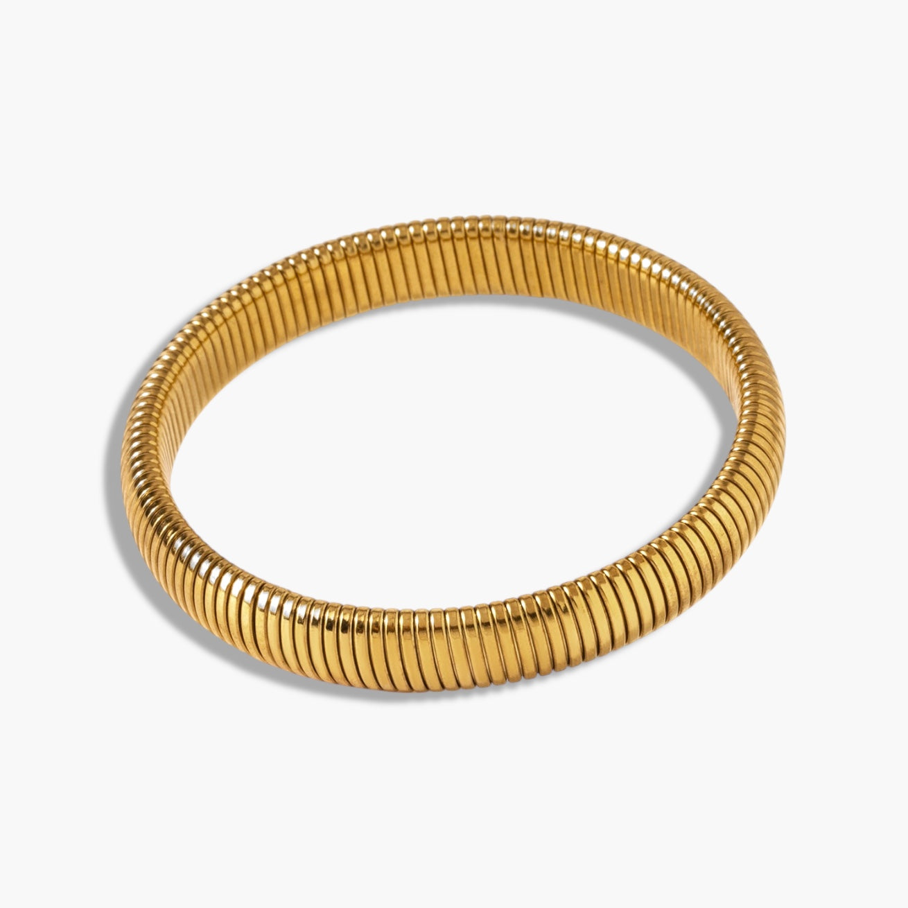Gold Rib Bracelet