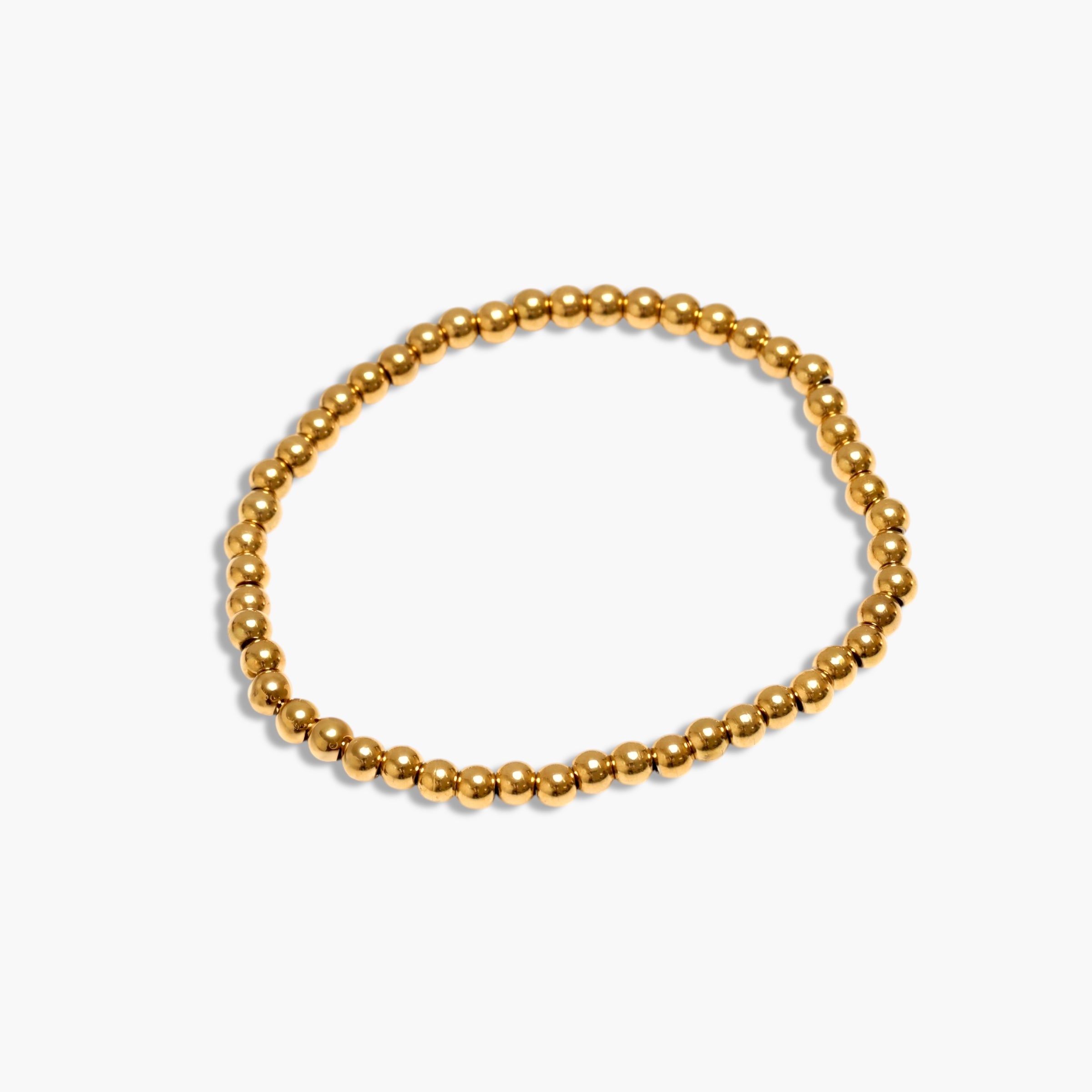 Gold Beaded Bracelet