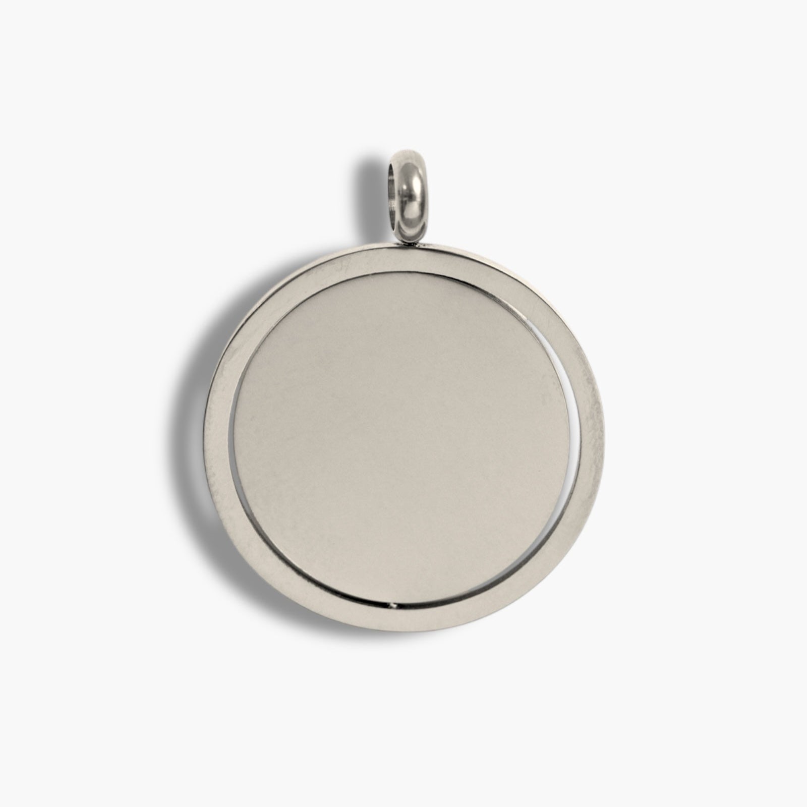 Silver Swing Disc Pendant