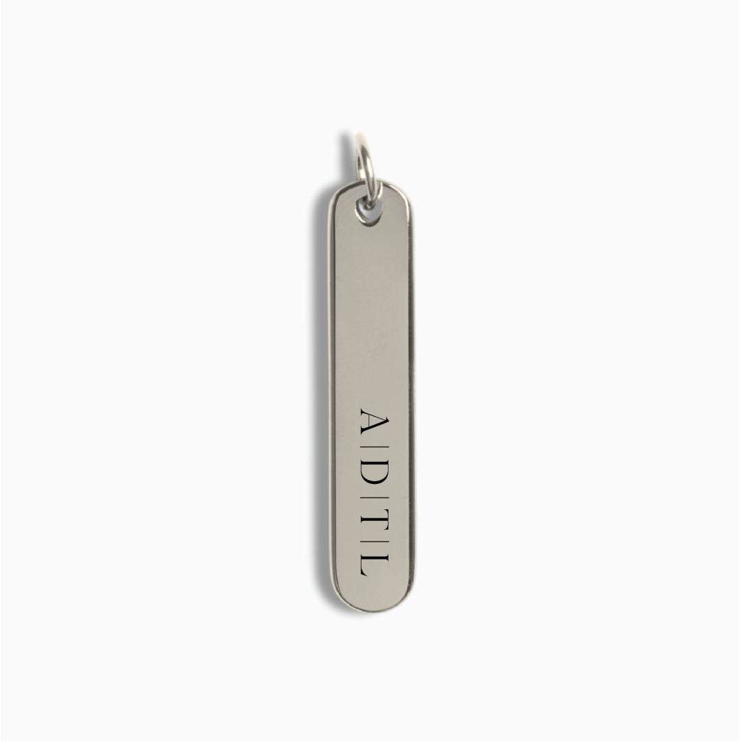 Silver Vertical Pendant
