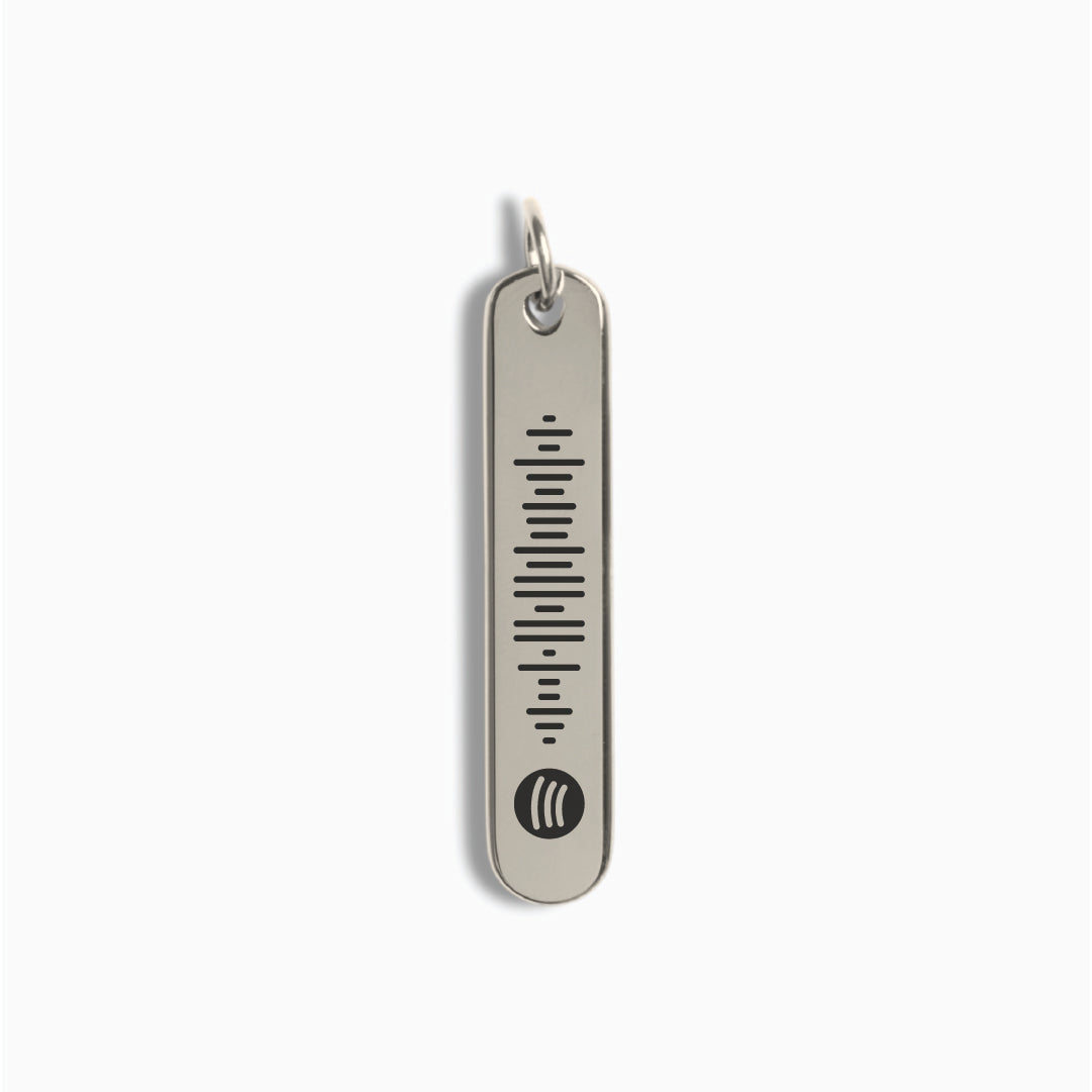 Silver Vertical Pendant