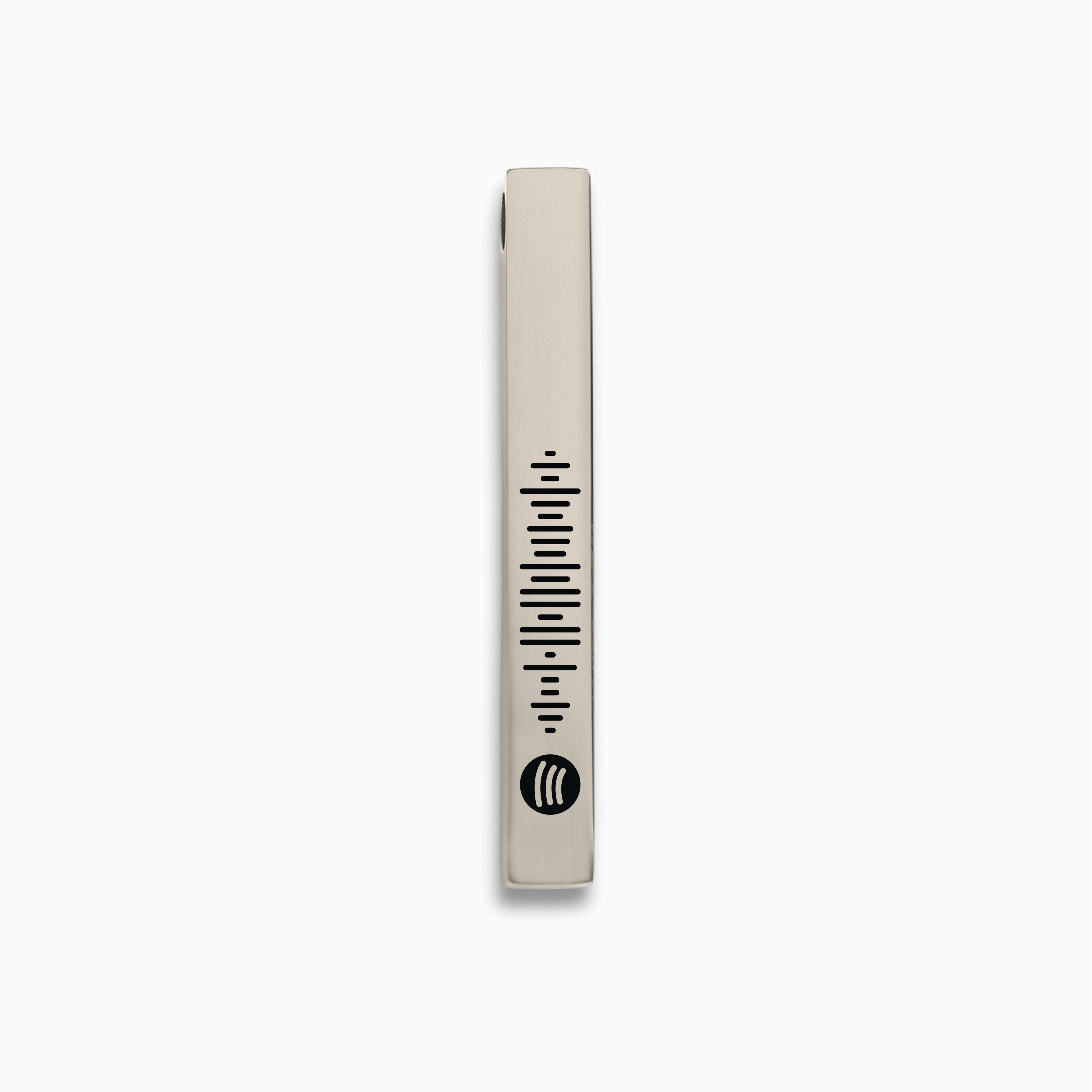 Silver Vertical Bar Pendant