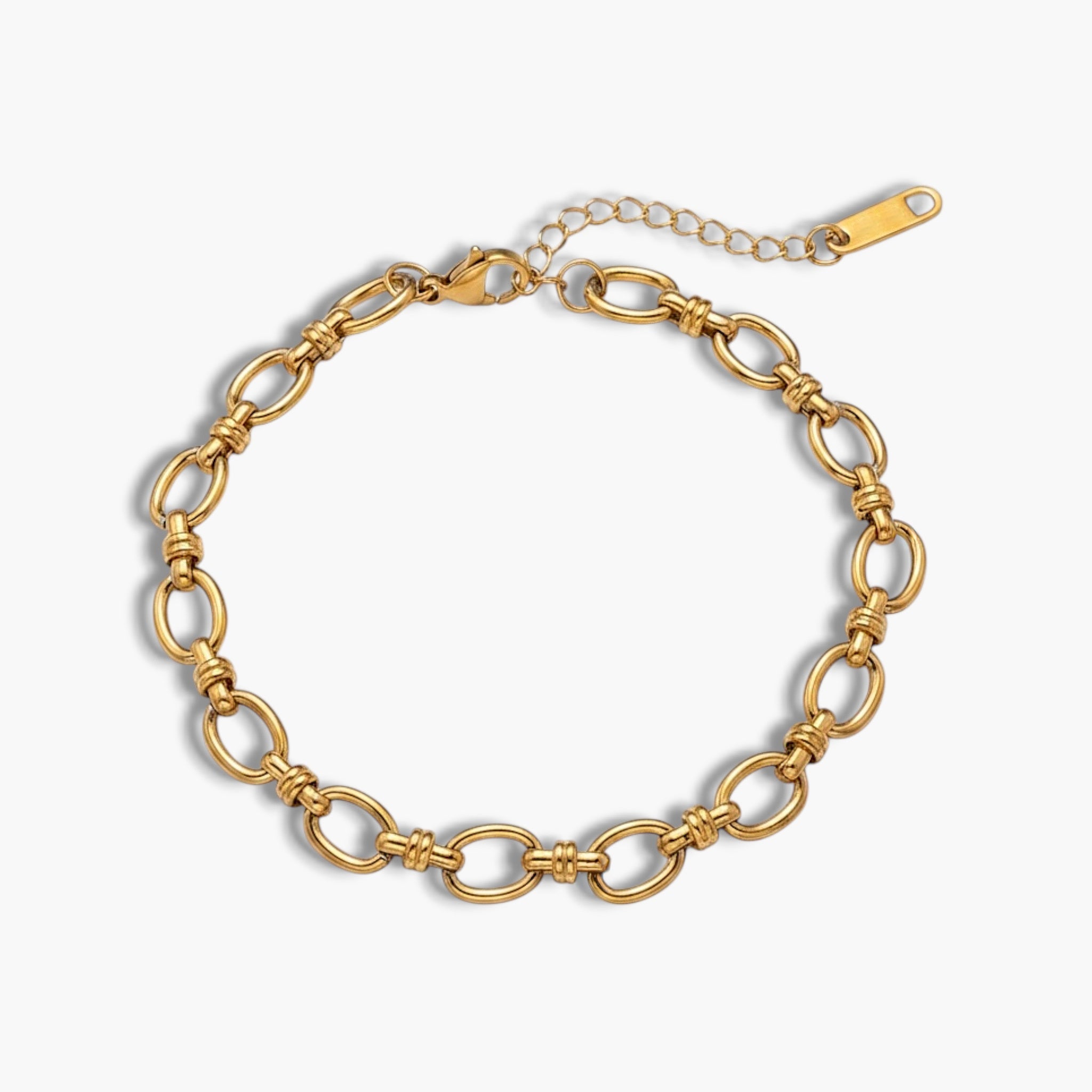 Gold Chunky Opal Bracelet