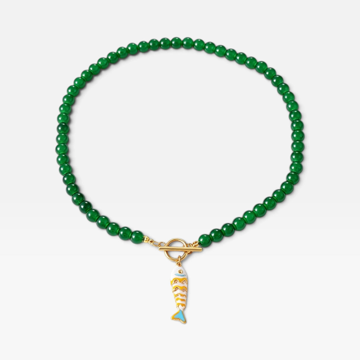 Antalya Fish Charm Necklace
