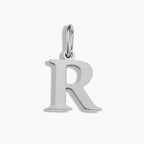 Silver Initial Charm