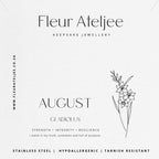 Birth Flower Meaning Jewellery Card