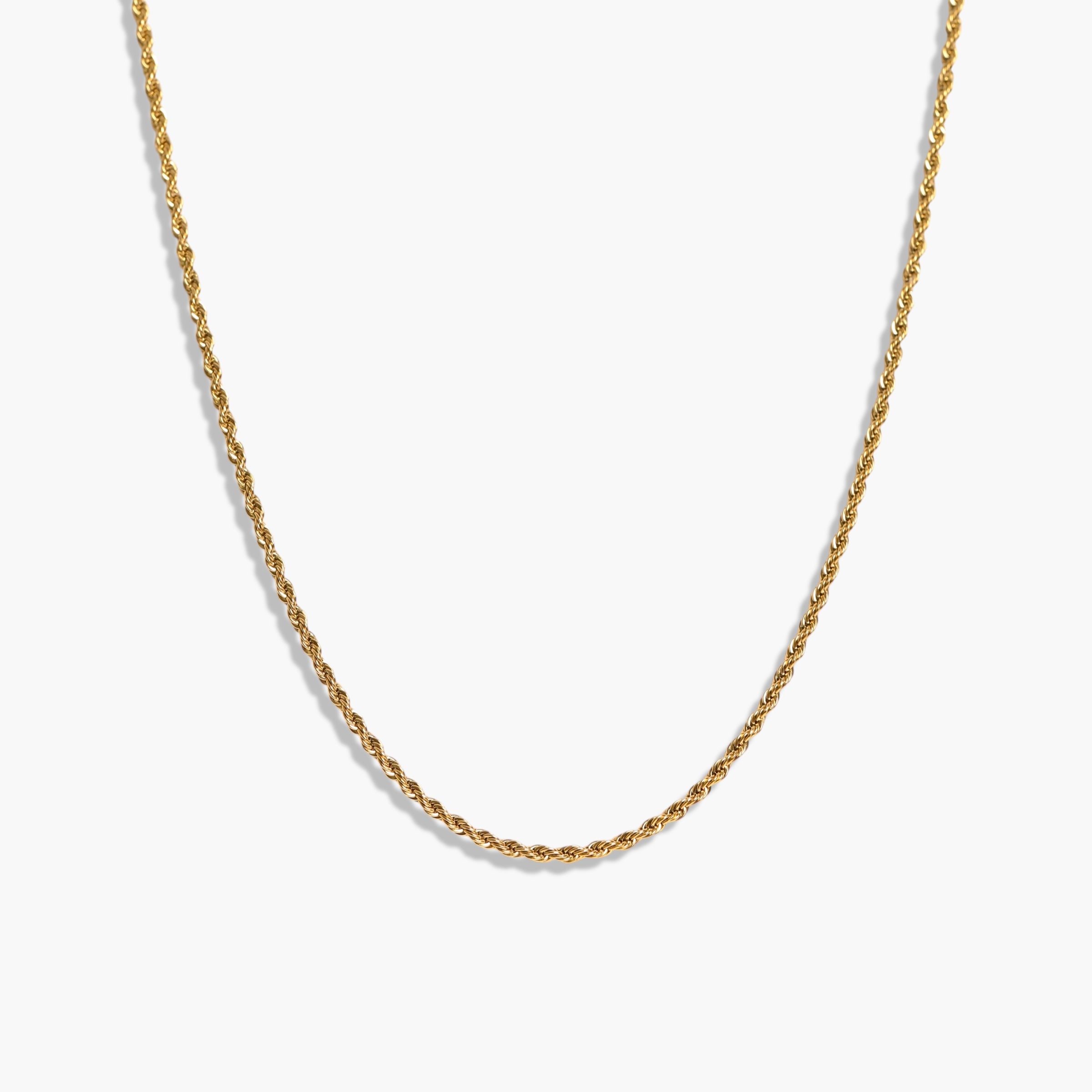 Gold Rope Necklace