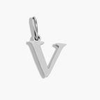 Silver Initial Charm