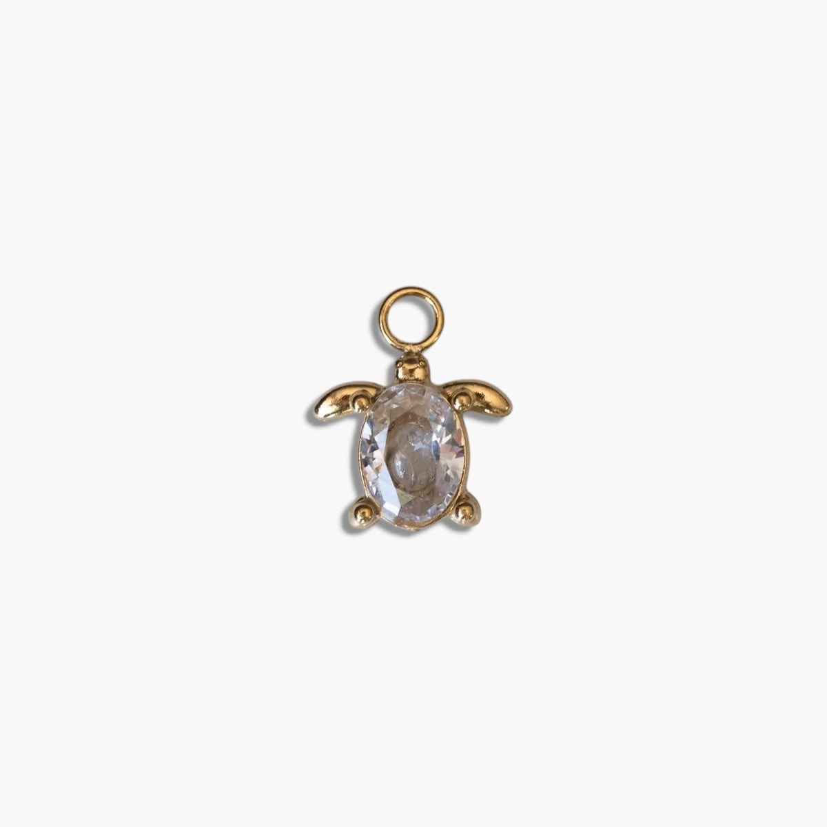 Crystal Turtle Charm