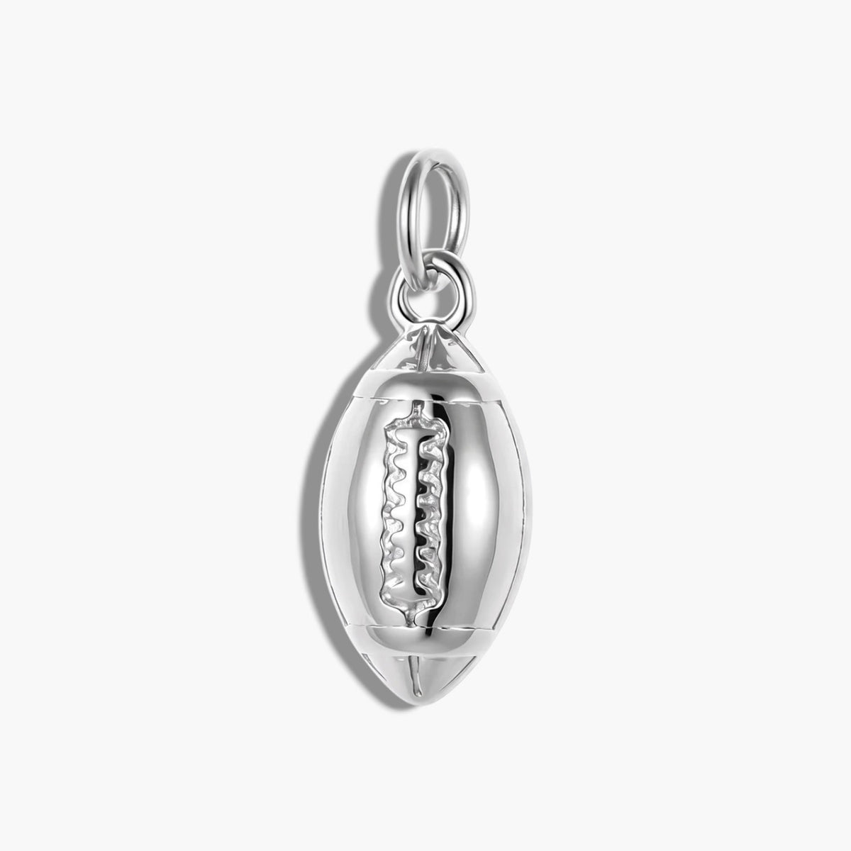 Silver Rugby Charm