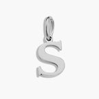 Silver Initial Charm