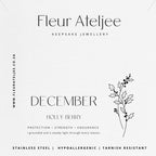 Birth Flower Meaning Jewellery Card