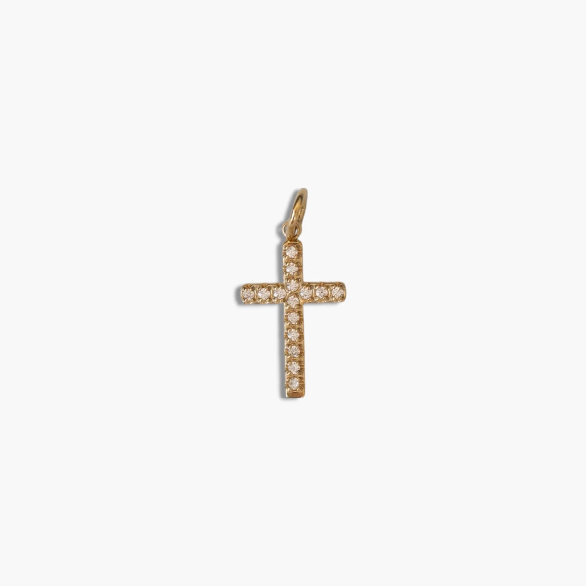 Zircon Cross Charm