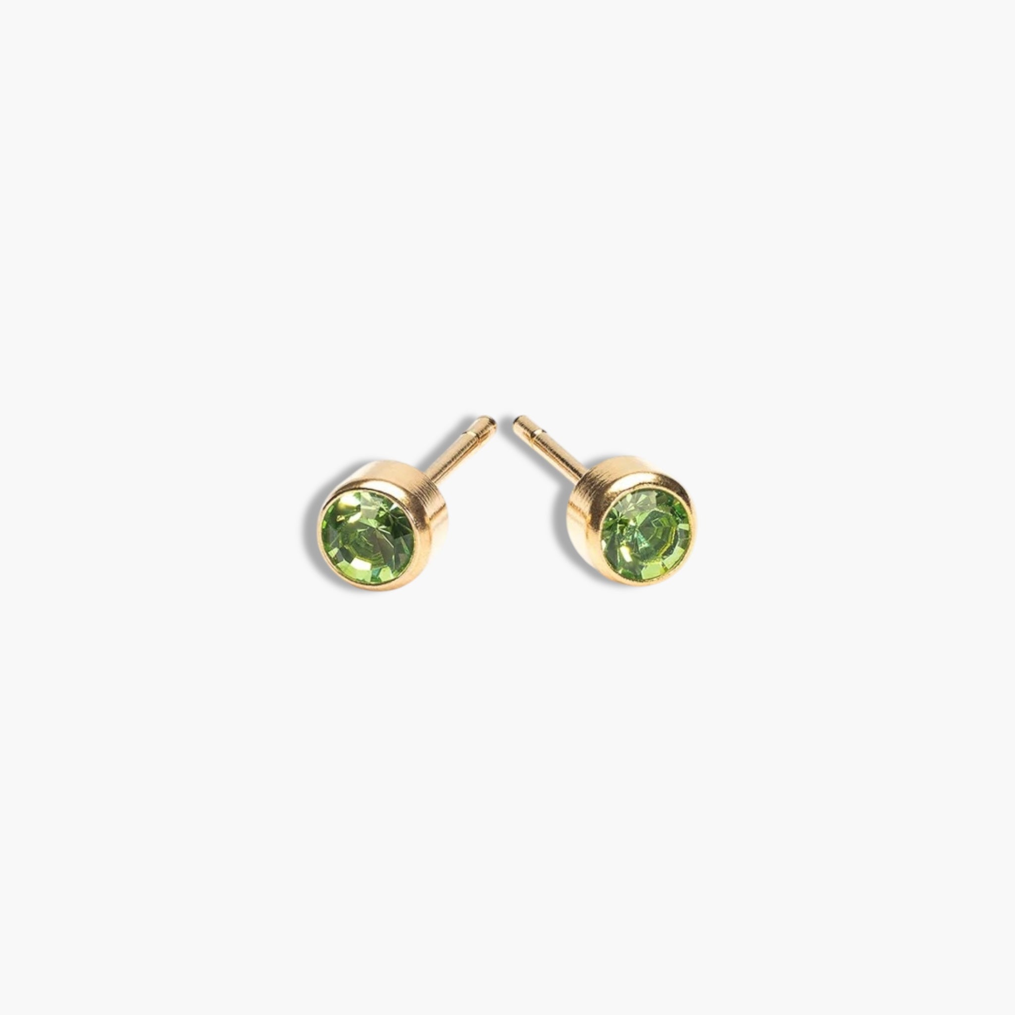 Gold Birthstone Studs