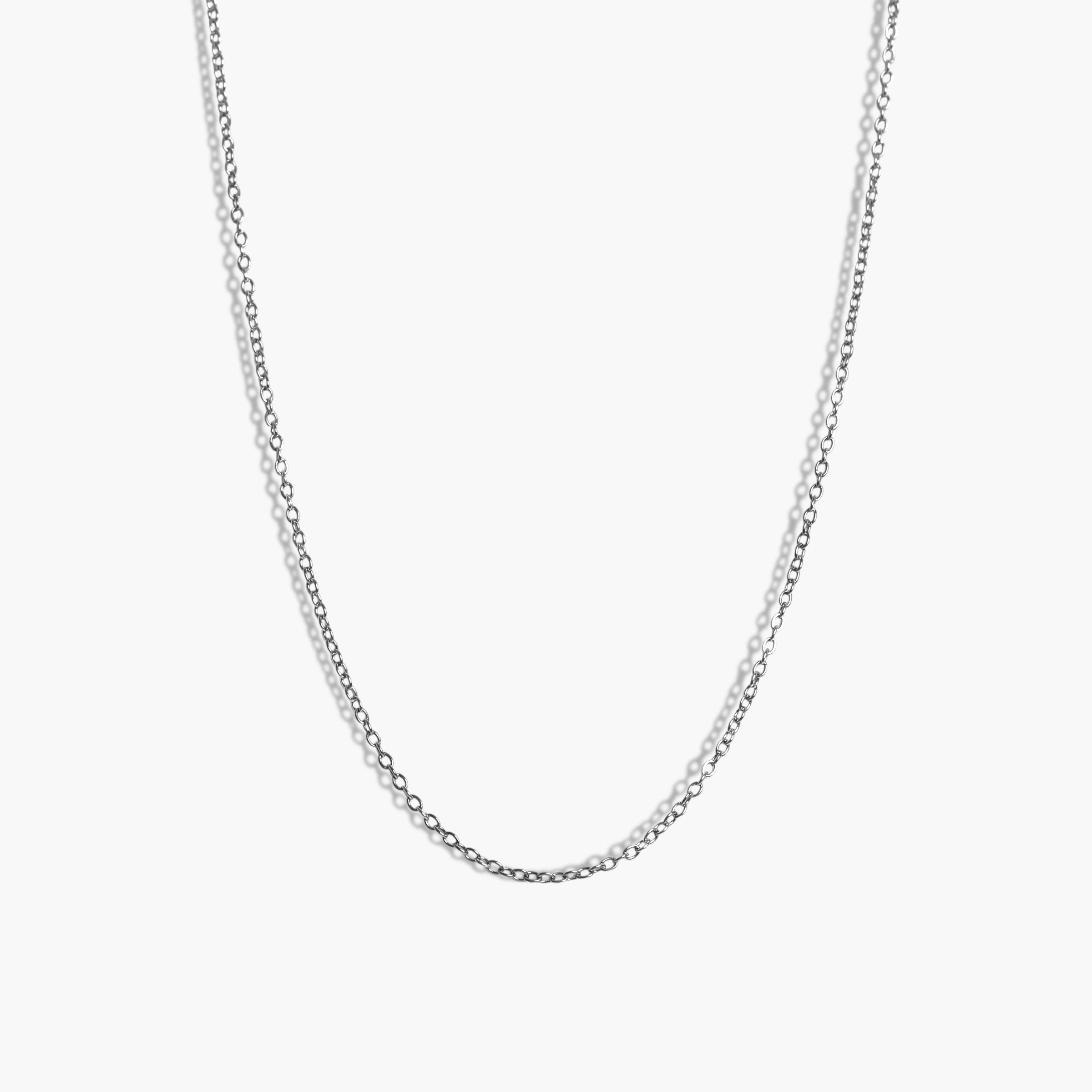 Silver Petite Link Necklace