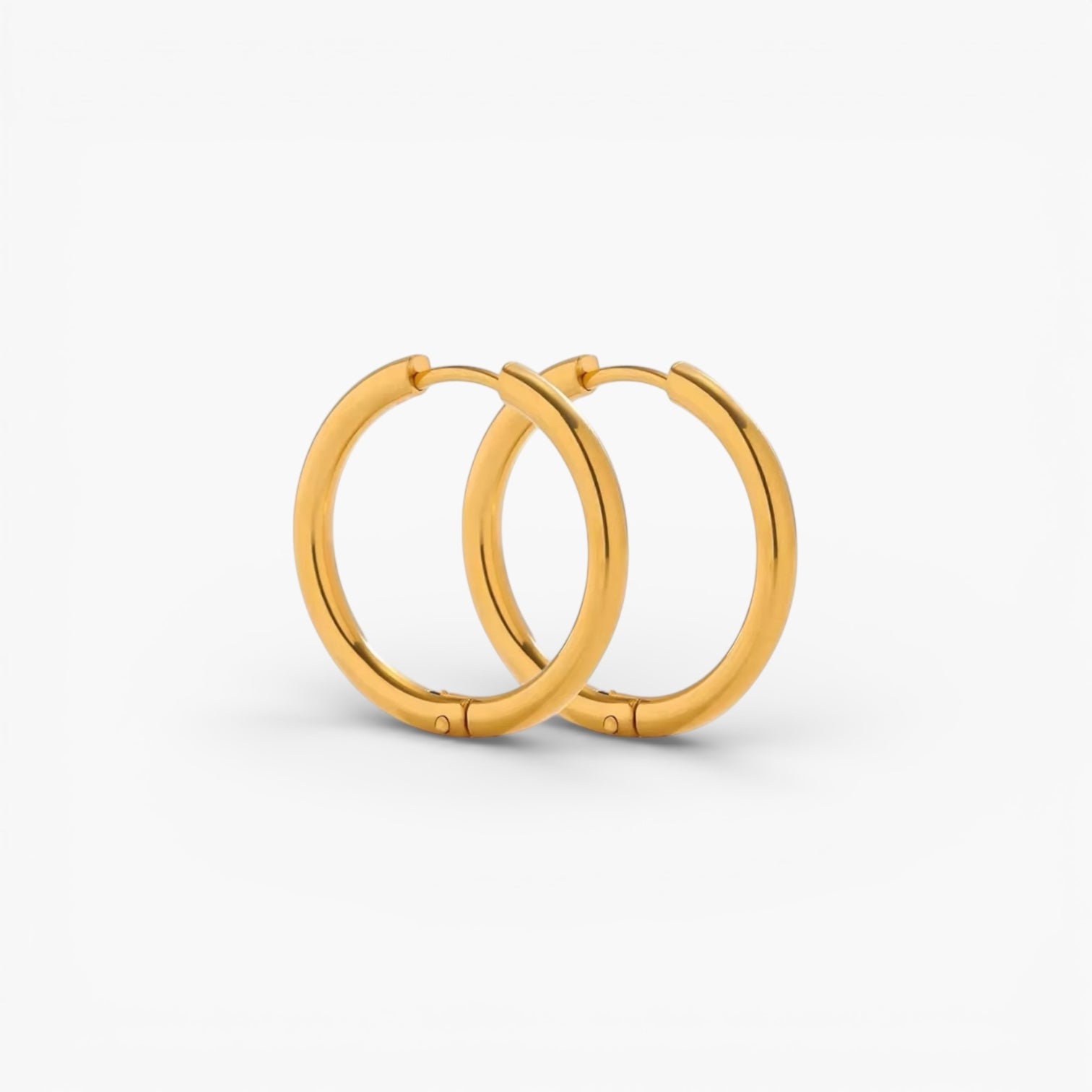 Gold Midi Hoops