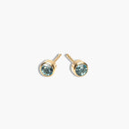 Gold Birthstone Studs