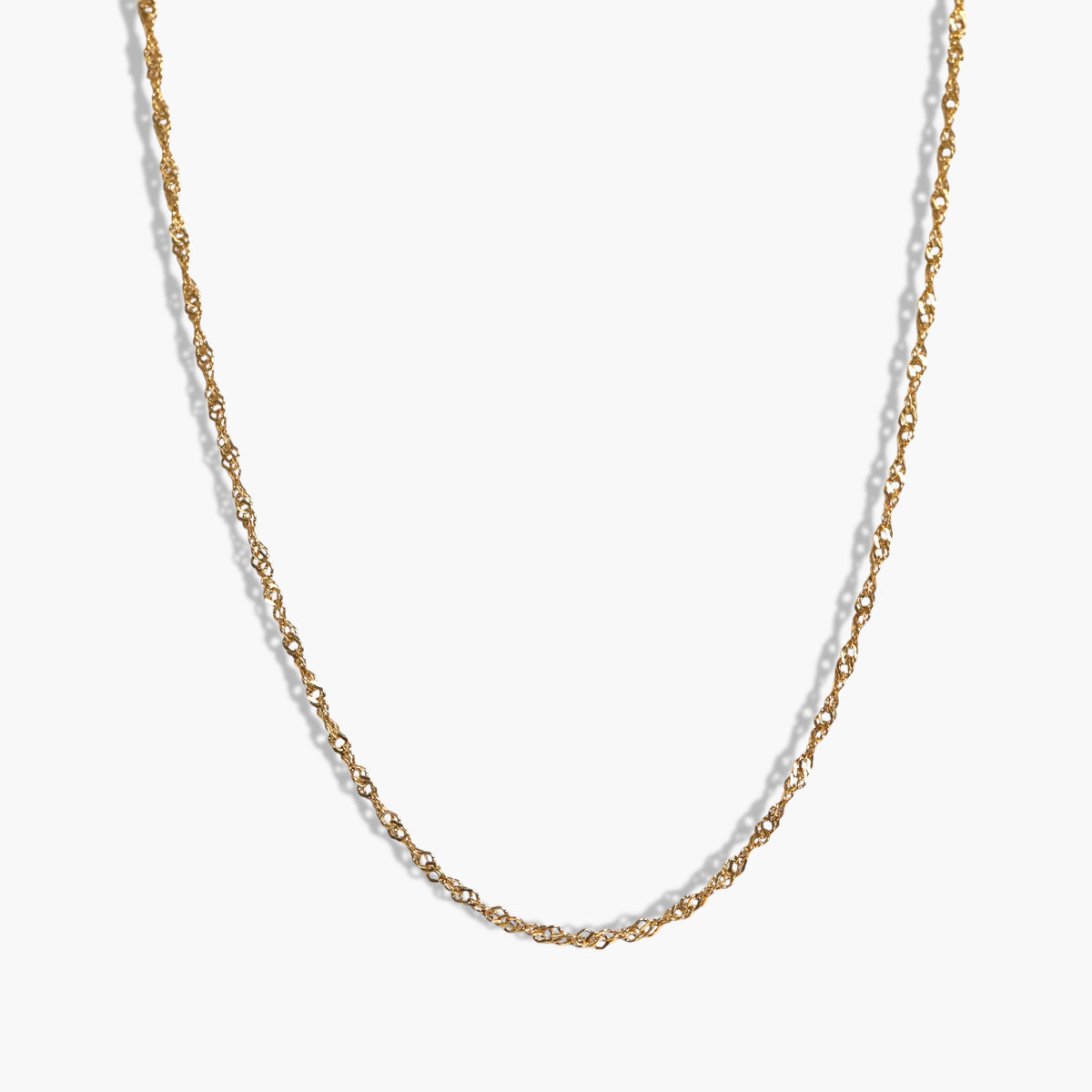 Gold Wave Necklace
