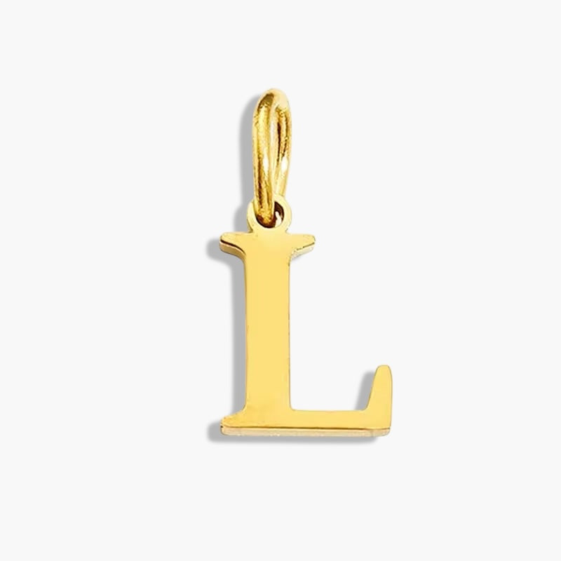 Gold Initial Charm