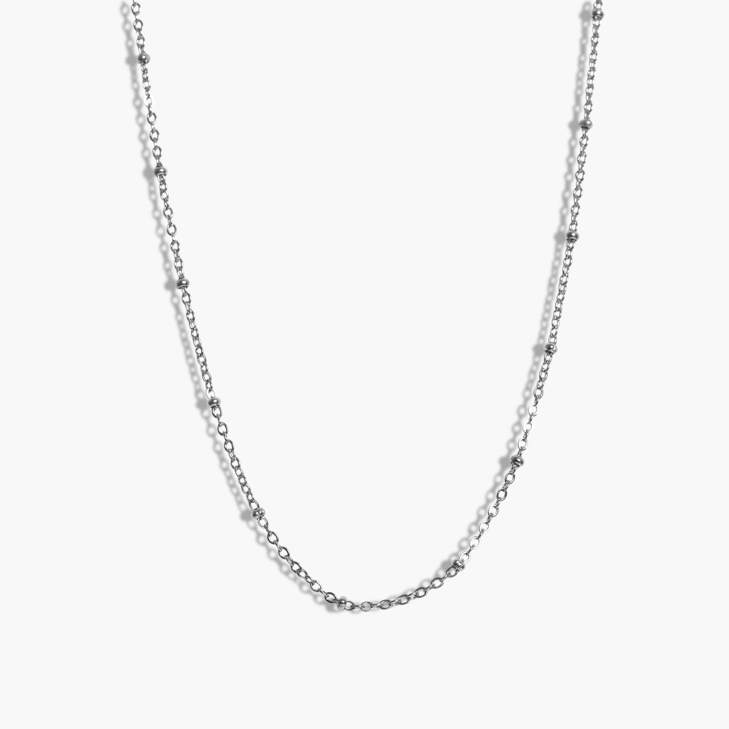 Silver Petite Ball Necklace