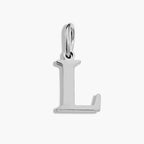 Silver Initial Charm
