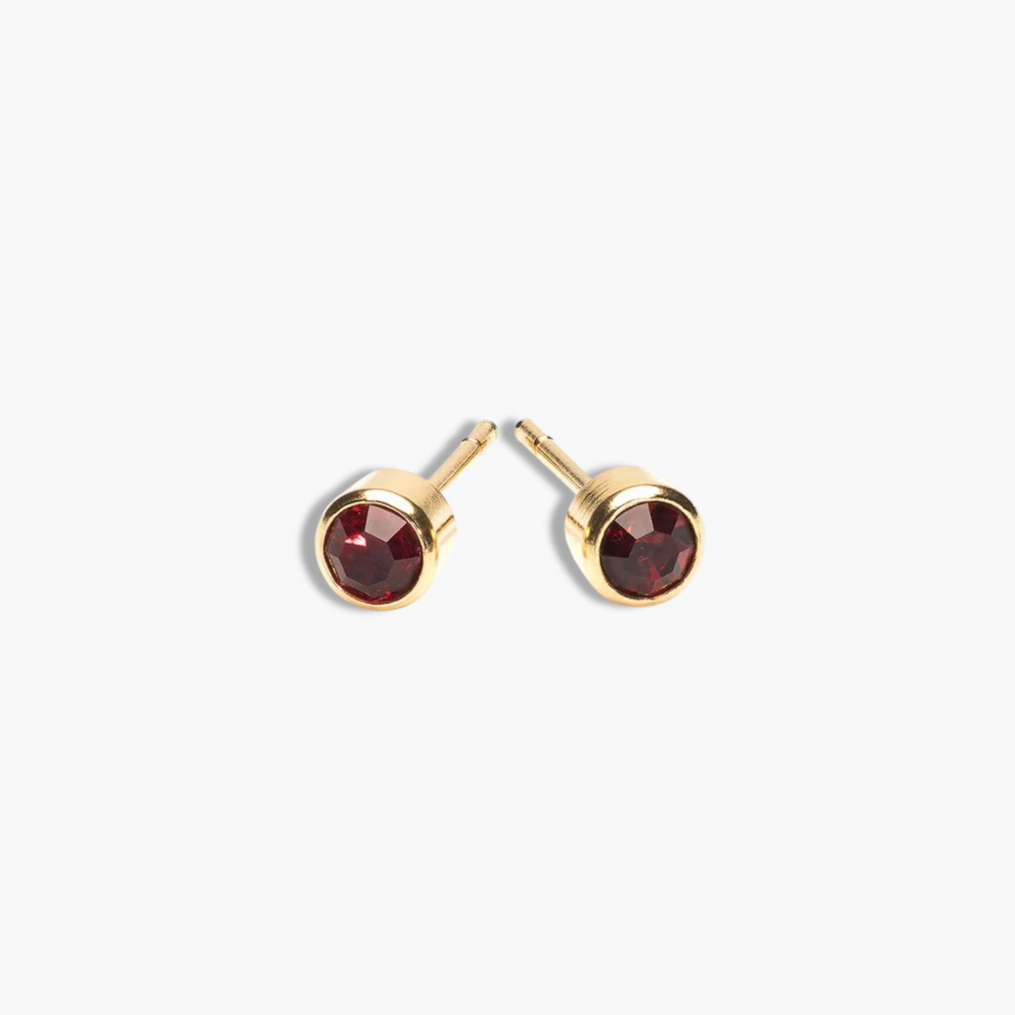 Gold Birthstone Studs
