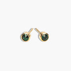 Gold Birthstone Studs