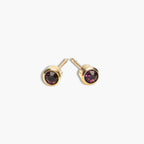 Gold Birthstone Studs