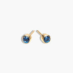 Gold Birthstone Studs