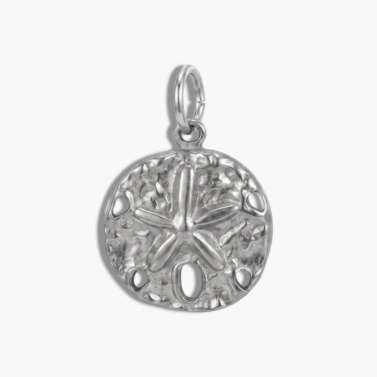 Silver Sand Dollar Charm