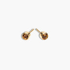 Gold Birthstone Studs