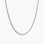 Silver Rope Necklace