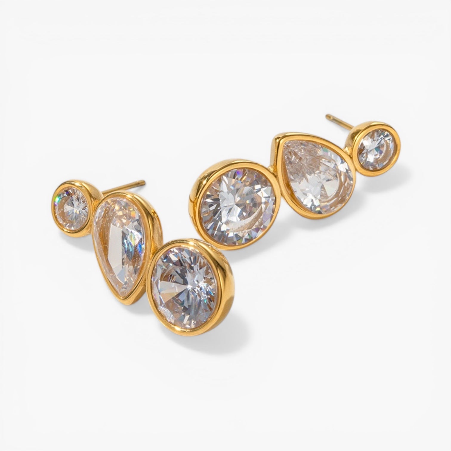 Gold Droplet Studs