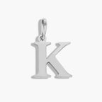 Silver Initial Charm