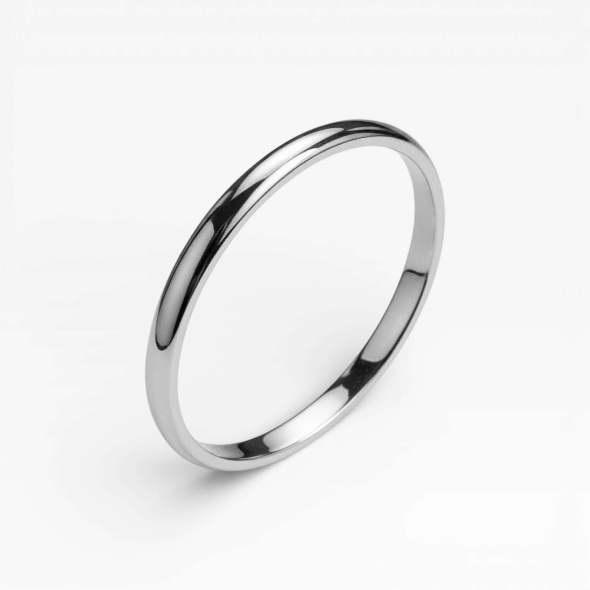 Silver Skinny Band Ring