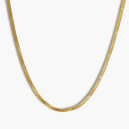 Gold Star Snake Necklace