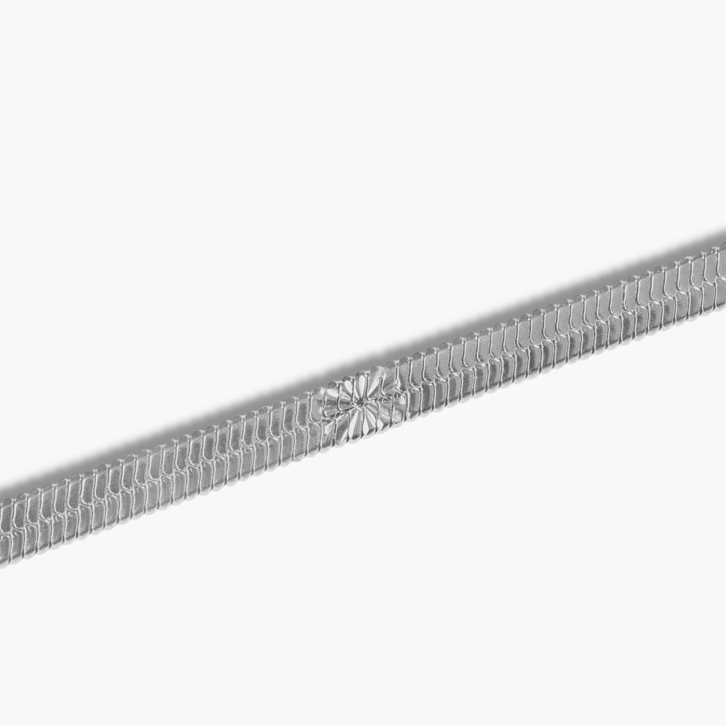 Silver Star Snake Necklace