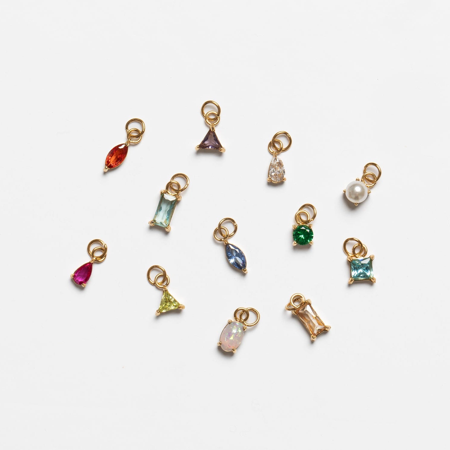 Gold Petite Birthstone Charm