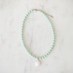 Mint & Lilac Crystal Beaded Necklace