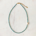 Apatite & Freshwater Pearl Necklace