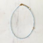 Aquamarine & Freshwater Pearl Necklace