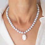 Sky & Candy Crystal Beaded Necklace
